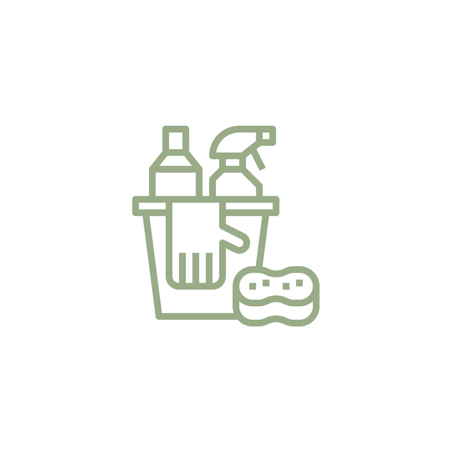 Icono que representa la limpieza diaria