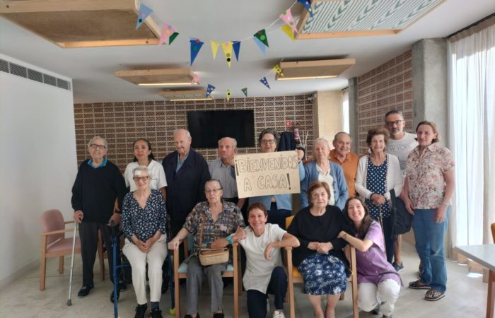 Usuarios del centro de día al completo