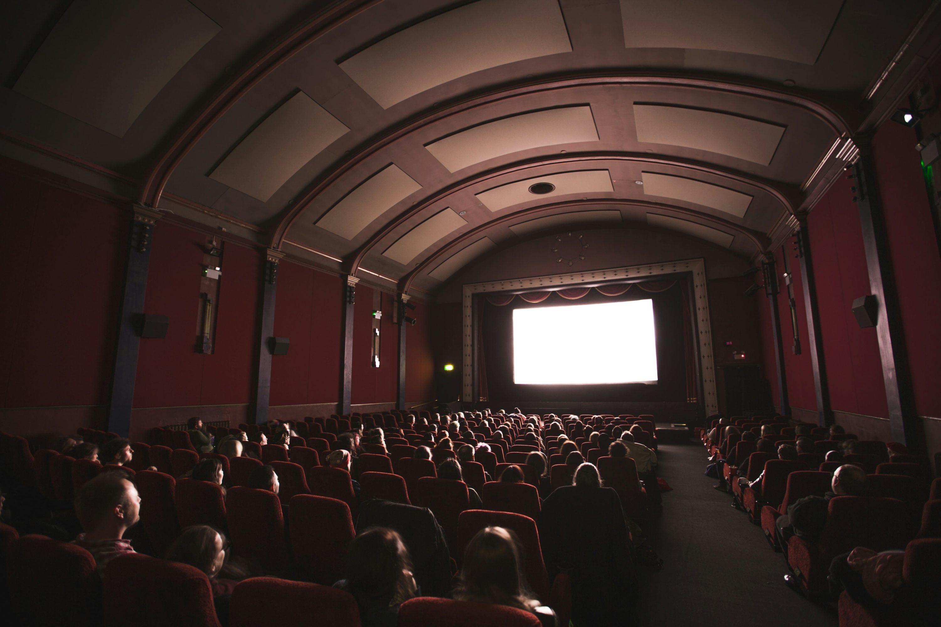 Fotografía de la sala de un cine